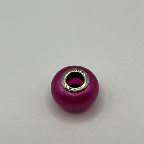 Sterling silver 925 charms Pink for slider bracelets. Pandora style Barbiecore - Picture 2 of 5